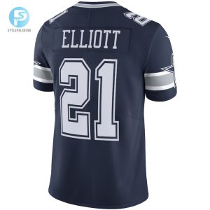 Mens Dallas Cowboys Ezekiel Elliott Nike Navy Vapor Limited Jersey stylepulseusa 1 2