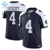 Mens Dallas Cowboys Dak Prescott Nike Navy Vapor F.U.S.E. Limited Jersey stylepulseusa 1