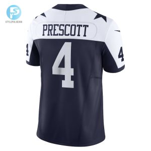 Mens Dallas Cowboys Dak Prescott Nike Navy Vapor F.U.S.E. Limited Jersey stylepulseusa 1 2