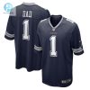 Mens Dallas Cowboys Number 1 Dad Nike Navy Game Jersey stylepulseusa 1