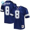 Mens Dallas Cowboys 1996 Troy Aikman Mitchell Ness Navy Authentic Throwback Retired Player Jersey stylepulseusa 1