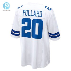 Mens Dallas Cowboys Tony Pollard Nike White Game Player Jersey stylepulseusa 1 2