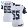 Womens Dallas Cowboys Leighton Vander Esch Nike White Color Rush Legend Player Jersey stylepulseusa 1