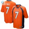 Mens Denver Broncos John Elway Nike Orange Game Retired Player Jersey stylepulseusa 1