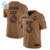 Mens Denver Broncos Russell Wilson Nike Brown 2023 Salute To Service Limited Jersey stylepulseusa 1