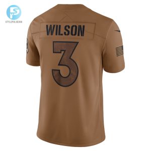 Mens Denver Broncos Russell Wilson Nike Brown 2023 Salute To Service Limited Jersey stylepulseusa 1 2