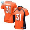 Womens Denver Broncos Justin Simmons Nike Orange Game Jersey stylepulseusa 1