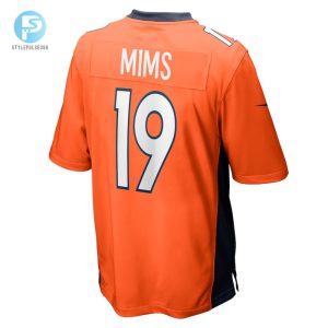 Mens Denver Broncos Marvin Mims Jr Nike Orange Team Game Jersey stylepulseusa 1 2