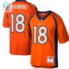 Mens Denver Broncos Peyton Manning Mitchell Ness Orange Big Tall 2015 Retired Player Replica Jersey stylepulseusa 1