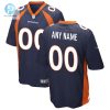 Mens Denver Broncos Nike Navy Alternate Custom Game Jersey stylepulseusa 1