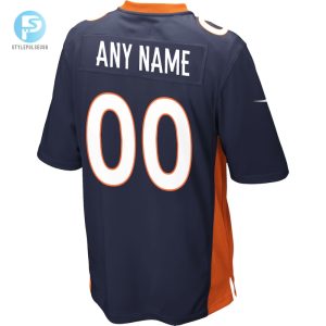 Mens Denver Broncos Nike Navy Alternate Custom Game Jersey stylepulseusa 1 2