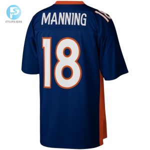 Mens Denver Broncos Peyton Manning Mitchell Ness Navy Legacy Replica Jersey stylepulseusa 1 2