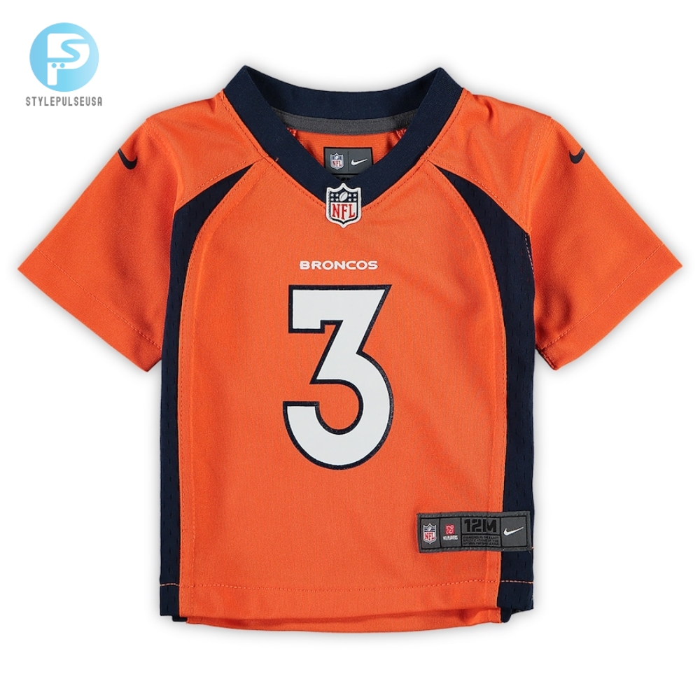 Infant Denver Broncos Russell Wilson Nike Orange Game Jersey 