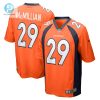 Mens Denver Broncos Jaquan Mcmillian Nike Orange Team Game Jersey stylepulseusa 1
