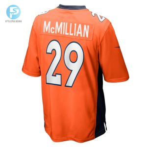 Mens Denver Broncos Jaquan Mcmillian Nike Orange Team Game Jersey stylepulseusa 1 2