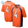 Mens Denver Broncos Jarrett Stidham Nike Orange Game Player Jersey stylepulseusa 1