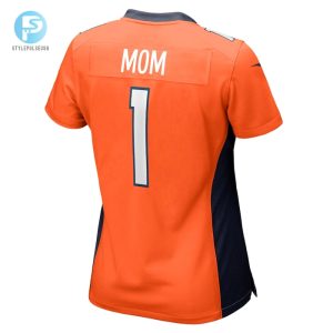 Womens Denver Broncos Number 1 Mom Nike Orange Game Jersey stylepulseusa 1 2