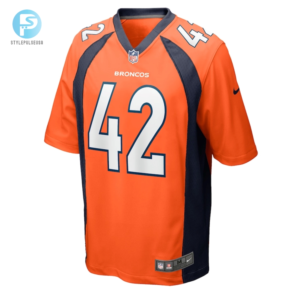 Mens Denver Broncos Nik Bonitto Nike Orange Game Player Jersey 