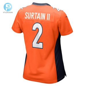 Womens Denver Broncos Patrick Surtain Ii Nike Orange Nike Game Jersey stylepulseusa 1 2