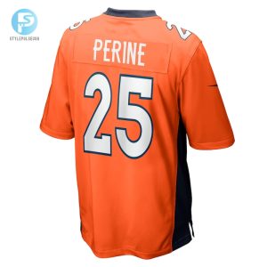 Mens Denver Broncos Samaje Perine Nike Orange Game Player Jersey stylepulseusa 1 2