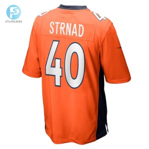 Mens Denver Broncos Justin Strnad Nike Orange Game Jersey stylepulseusa 1 2