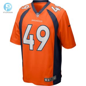 Mens Denver Broncos Dennis Smith Nike Orange Game Retired Player Jersey stylepulseusa 1 1