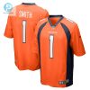 Mens Denver Broncos Tremon Smith Nike Orange Game Jersey stylepulseusa 1