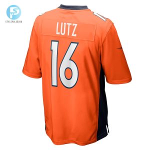 Mens Denver Broncos Wil Lutz Nike Orange Game Jersey stylepulseusa 1 2