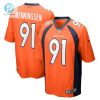 Mens Denver Broncos Matt Henningsen Nike Orange Game Player Jersey stylepulseusa 1