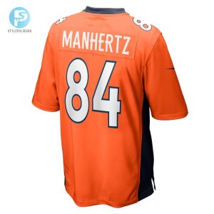 Mens Denver Broncos Chris Manhertz Nike Orange Game Player Jersey stylepulseusa 1 2