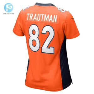 Womens Denver Broncos Adam Trautman Nike Orange Team Game Jersey stylepulseusa 1 2