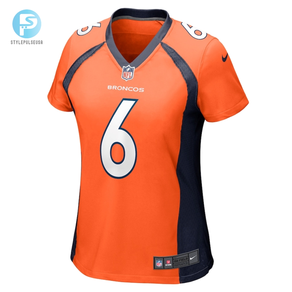 Womens Denver Broncos P.J. Locke Nike Orange Game Player Jersey 