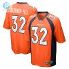 Mens Denver Broncos Delarrin Turneryell Nike Orange Game Player Jersey stylepulseusa 1