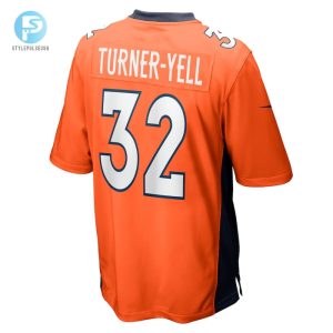 Mens Denver Broncos Delarrin Turneryell Nike Orange Game Player Jersey stylepulseusa 1 2