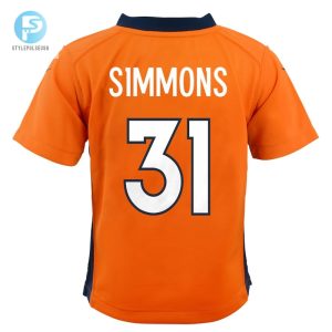 Toddler Denver Broncos Justin Simmons Nike Orange Game Jersey stylepulseusa 1 2