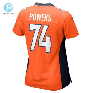 Womens Denver Broncos Ben Powers Nike Orange Game Player Jersey stylepulseusa 1 2