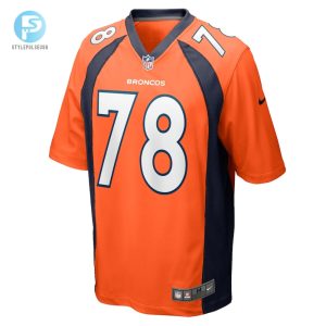 Mens Denver Broncos William Sherman Nike Orange Team Game Jersey stylepulseusa 1 1