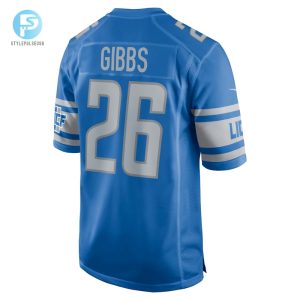 Mens Detroit Lions Jahmyr Gibbs Nike Blue 2023 Nfl Draft First Round Pick Game Jersey stylepulseusa 1 2