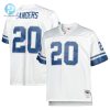 Mens Detroit Lions Barry Sanders Mitchell Ness White Big Tall 1996 Retired Player Replica Jersey stylepulseusa 1