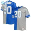 Mens Detroit Lions Barry Sanders Mitchell Ness Bluesilver Big Tall Split Legacy Retired Player Replica Jersey stylepulseusa 1