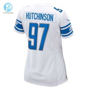 Womens Detroit Lions Aidan Hutchinson Nike White Player Jersey stylepulseusa 1 2