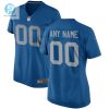 Womens Nike Blue Detroit Lions Throwback Custom Game Jersey stylepulseusa 1