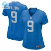 Womens Detroit Lions Jameson Williams Nike Blue Player Game Jersey stylepulseusa 1