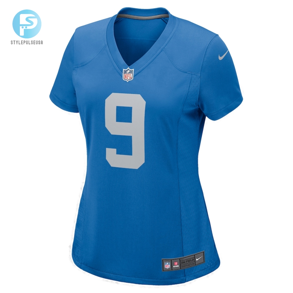 Womens Detroit Lions Jameson Williams Nike Blue Player Game Jersey