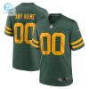 Mens Green Bay Packers Nike Green Alternate Custom Jersey stylepulseusa 1