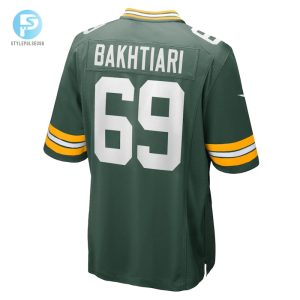 Mens Green Bay Packers David Bakhtiari Nike Green Game Team Jersey stylepulseusa 1 2