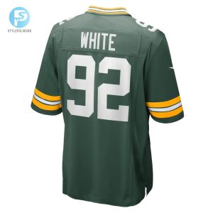 Mens Green Bay Packers Reggie White Nike Green Retired Player Game Jersey stylepulseusa 1 2