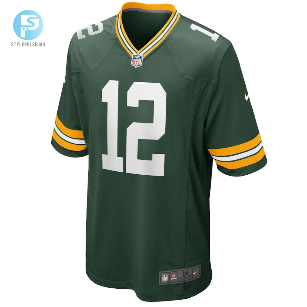 Mens Green Bay Packers Aaron Rodgers Nike Green Game Player Jersey 