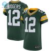 Mens Green Bay Packers Aaron Rodgers Nike Green Vapor Elite Jersey stylepulseusa 1