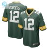 Mens Green Bay Packers Aaron Rodgers Nike Green Game Team Jersey stylepulseusa 1